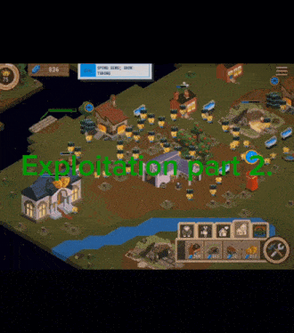 a screenshot of a video game with the words exploitation part 2 on the bottom