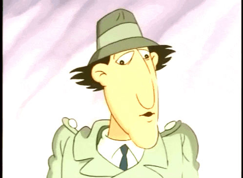 a cartoon character is wearing a hat and a tie