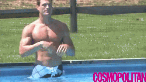 Catching A Football GIF - Cosmo Mag Hot Guy Football GIFs