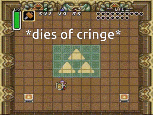 Dies Of Cringe Link GIF - Dies Of Cringe Link Zelda GIFs