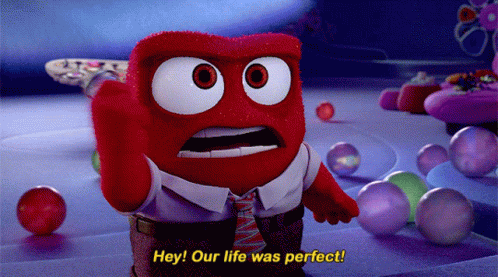 Inside Out Anger GIF - Inside Out Anger Hey Our Life Was Perfect GIFs
