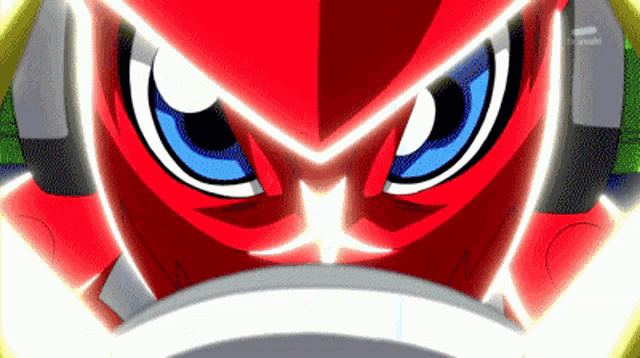 a close up of a cartoon character 's face that says ' asahi ' on the bottom