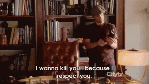 I Respect You Too Much To Let You Live GIF - Newgirl Fox Audio GIFs