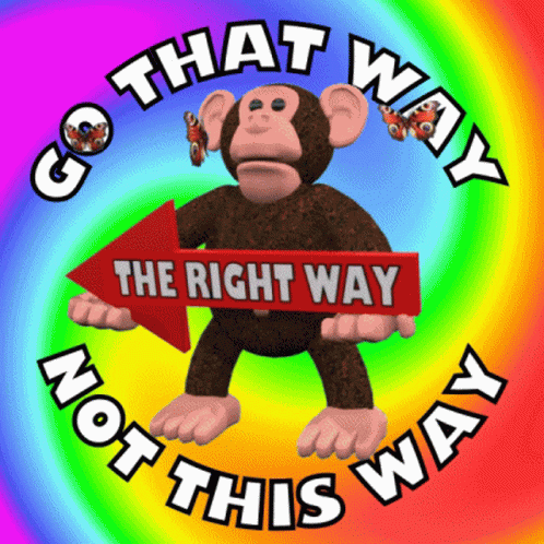Go That Way Right This Way GIF - Go That Way Right This Way Go Right Ahead GIFs