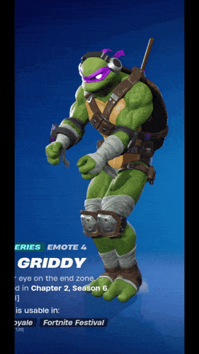 Donatello Griddy GIF - Donatello Griddy Fortnite GIFs