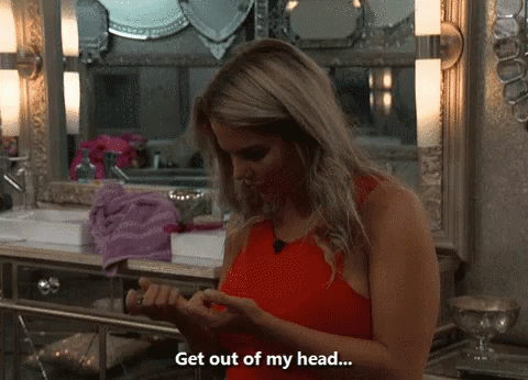 Get Out Of My Head Elena Davies GIF - Get Out Of My Head Elena Davies Bb19 GIFs