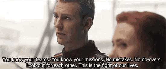 captain america and black widow are talking to each other in a movie scene .