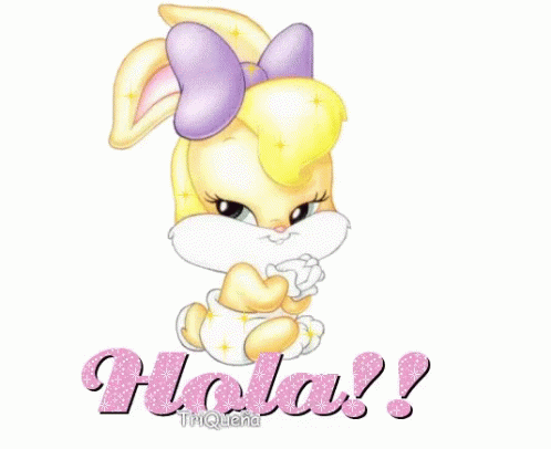 Baby Lola Bunny Hola GIF - Baby Lola Bunny Hola GIFs