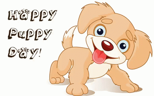 Happy Puppy Day GIF - National Puppy Day GIFs