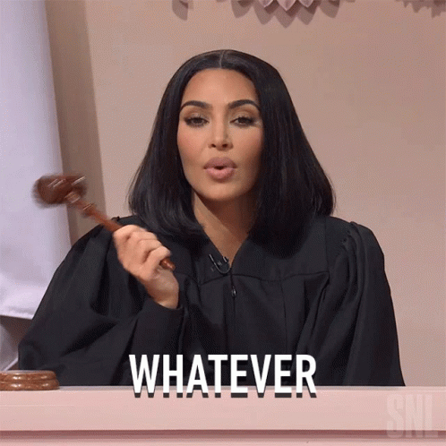 Whatever Kim Kardashian GIF - Whatever Kim Kardashian Saturday Night Live GIFs