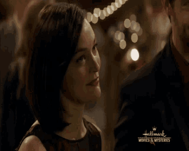 a hallmark movie shows a woman and a man