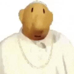 a close up of a stuffed animal wearing a white shirt and tie with a long nose .