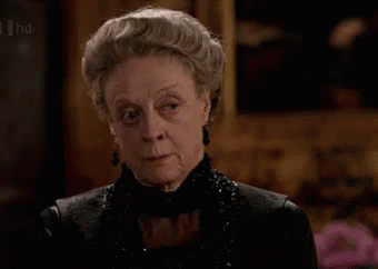 Maggie Smith Disappointed GIF - Maggie Smith Disappointed Oh Well GIFs