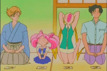 Sailor Moon Yoga Pose GIF - Sailor Moon Yoga Pose GIFs