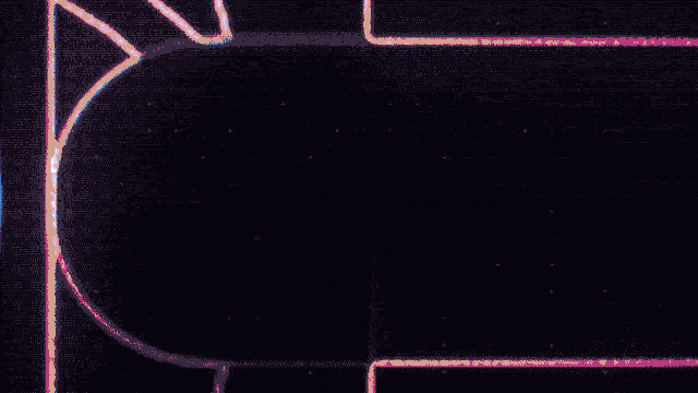 the word dea is lit up in purple and white