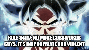 Rule 34117 Rule GIF - Rule 34117 Rule Goku GIFs