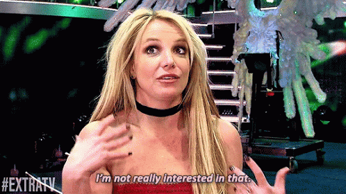 Britney Spears No Thanks GIF - Britney Spears No Thanks Not Interested GIFs