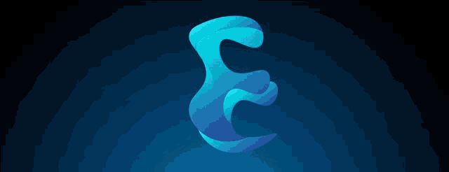 the letter e is glowing in the dark
