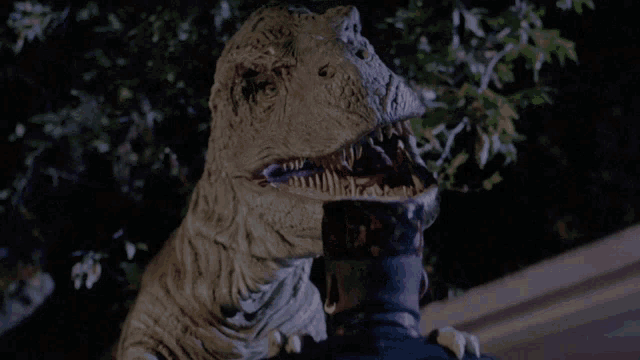 Tammy And The T Rex Take Care GIF - Tammy And The T Rex Take Care Brush Off GIFs