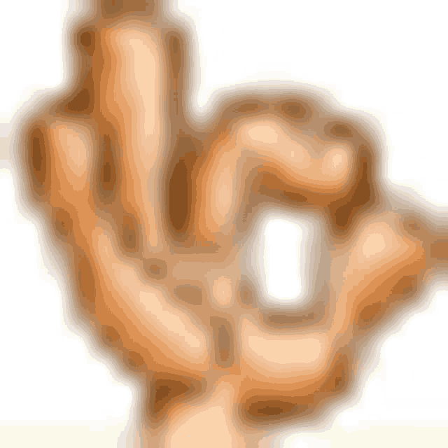 a pixel art of a hand making a thumbs up sign .