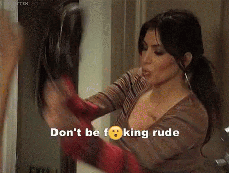 Dont Be Rude GIF - Kim Kardashian GIFs