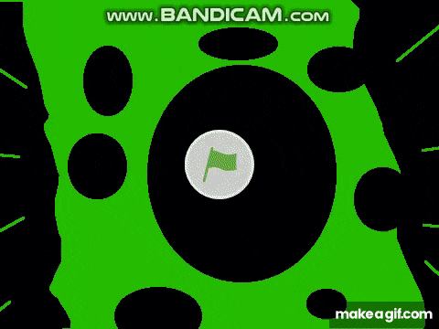 a cartoon of a hand holding a piece of green slime .