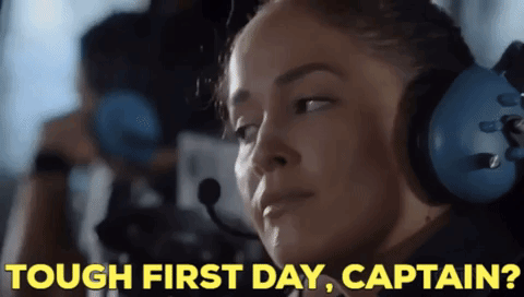 Station 19 Andy Herrera GIF - Station 19 Andy Herrera Tough First Day Captain GIFs