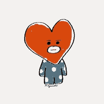 a cartoon drawing of a bear wearing a blue and white polka dot pajamas .