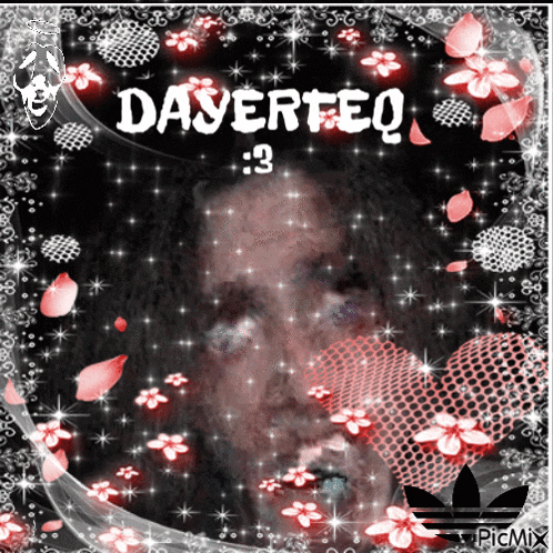 a picture of a man with the name daserfeq written on it