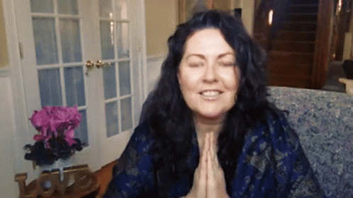 Jennifer Hadley Namaste GIF - Jennifer Hadley Namaste Yoga GIFs