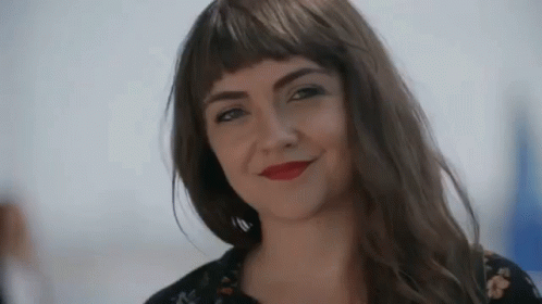Close Up Smiling GIF - Close Up Smiling Looking Back GIFs