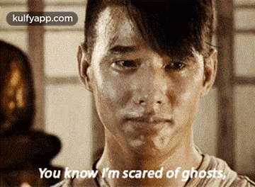 You Know I'M Scared Of Ghosts,.Gif GIF - You Know I'M Scared Of Ghosts Pee Mak Mario Maurer GIFs