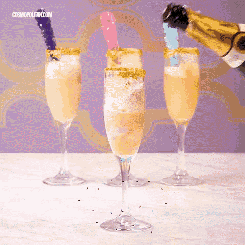 Glitter. Sparkle Omfg. GIF - Cosmopolitan Champagne Mimosa GIFs