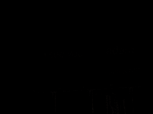 a billboard that says adam judecraft on it in front of a city skyline