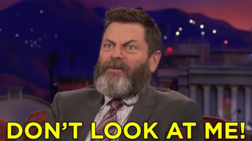 Dont Look At Me Ron Swanson GIF - Dont Look At Me Ron Swanson GIFs