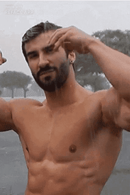 Handsome Muscles GIF - Handsome Muscles Beard GIFs