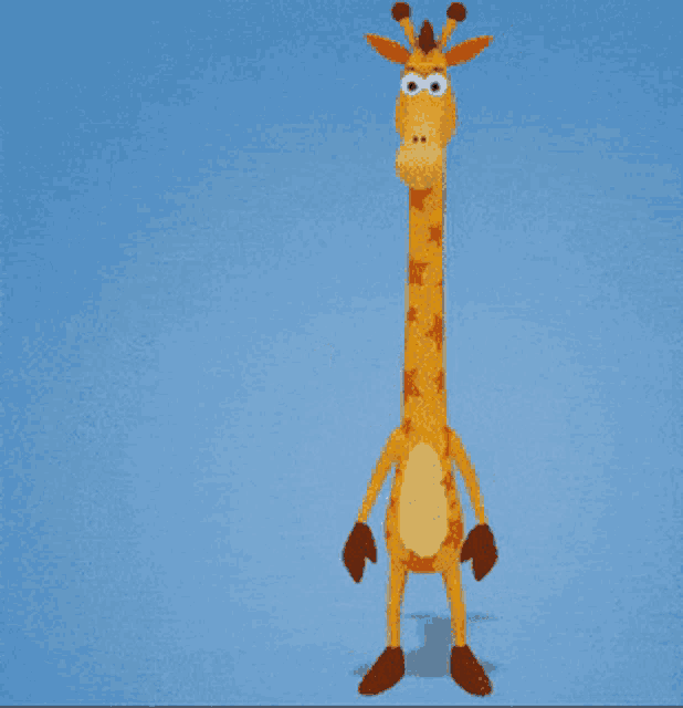 a cartoon giraffe giving a thumbs up with the words " perfecto perfectisimo " behind it