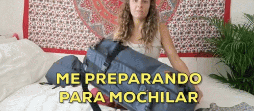 Preparando A Mochila / Vida De Mochileira / Mochilão / Viajar / Viagem GIF - Backpacker Girl Backpaker Trip GIFs