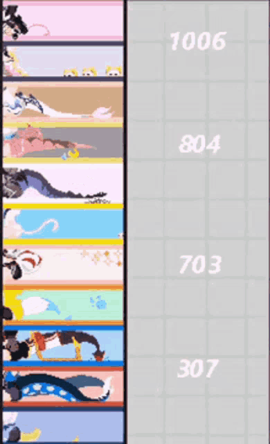a screenshot of a video game with the number 307 at the bottom of the screen
