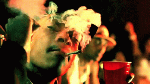 Smoker Partying GIF - Smoker Partying Smoke GIFs