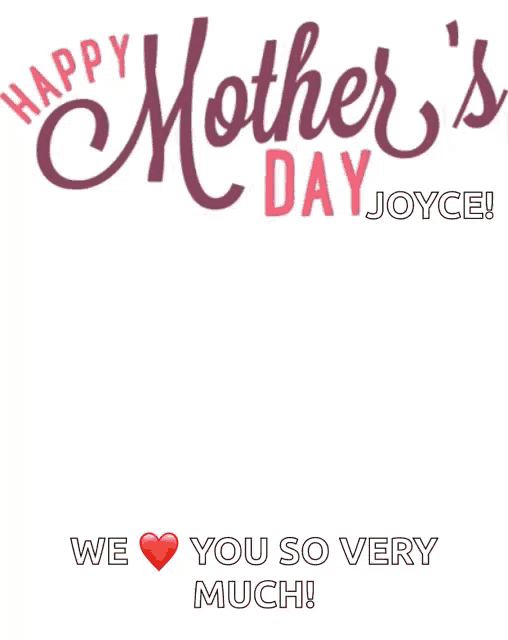 a mother 's day greeting card with a bouquet of pink tulips