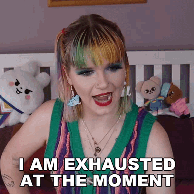 I Am Exhausted At The Moment Savannah GIF - I Am Exhausted At The Moment Savannah The Queer Kiwi GIFs