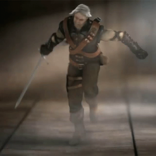 Charging Geralt Of Rivia GIF - Charging Geralt Of Rivia The Witcher GIFs