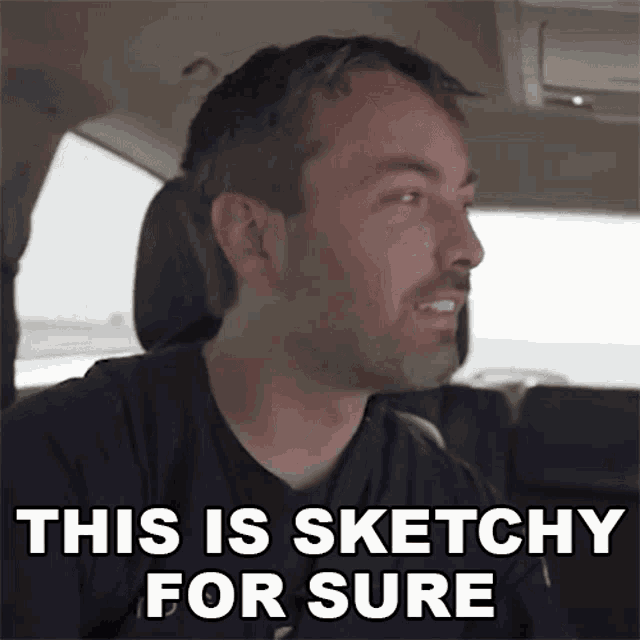 This Is Sketchy For Sure Derek Muller GIF - This Is Sketchy For Sure Derek Muller Veritasium GIFs