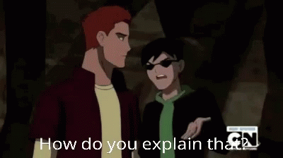 How Do You Explain Wally GIF - How Do You Explain Wally Young Justice GIFs