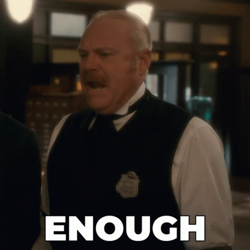 Enough Thomas Brackenreid GIF - Enough Thomas Brackenreid Murdoch Mysteries GIFs