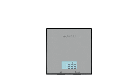 a renpho calibra 1 smart nutrition scale is white