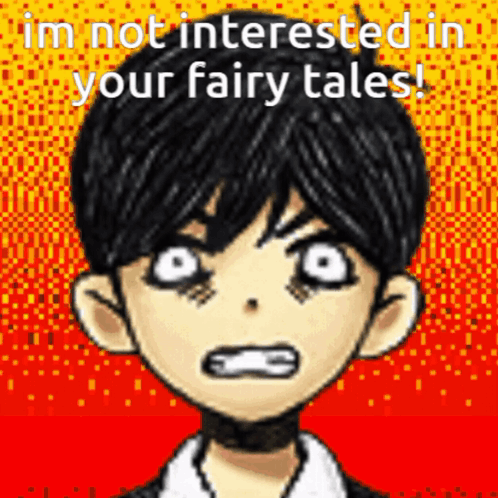 Omori Im Not Interested GIF - Omori Im Not Interested Fairy Tales GIFs
