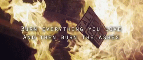 Fall Out Boy Burn Everything You Love GIF - Fall Out Boy Burn Everything You Love Burn The Ashes GIFs