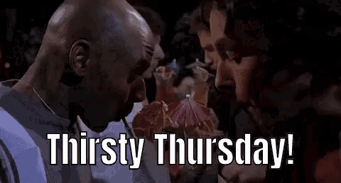 Thirsty Thursday Drink GIF - Thirsty Thursday Drink Sip GIFs